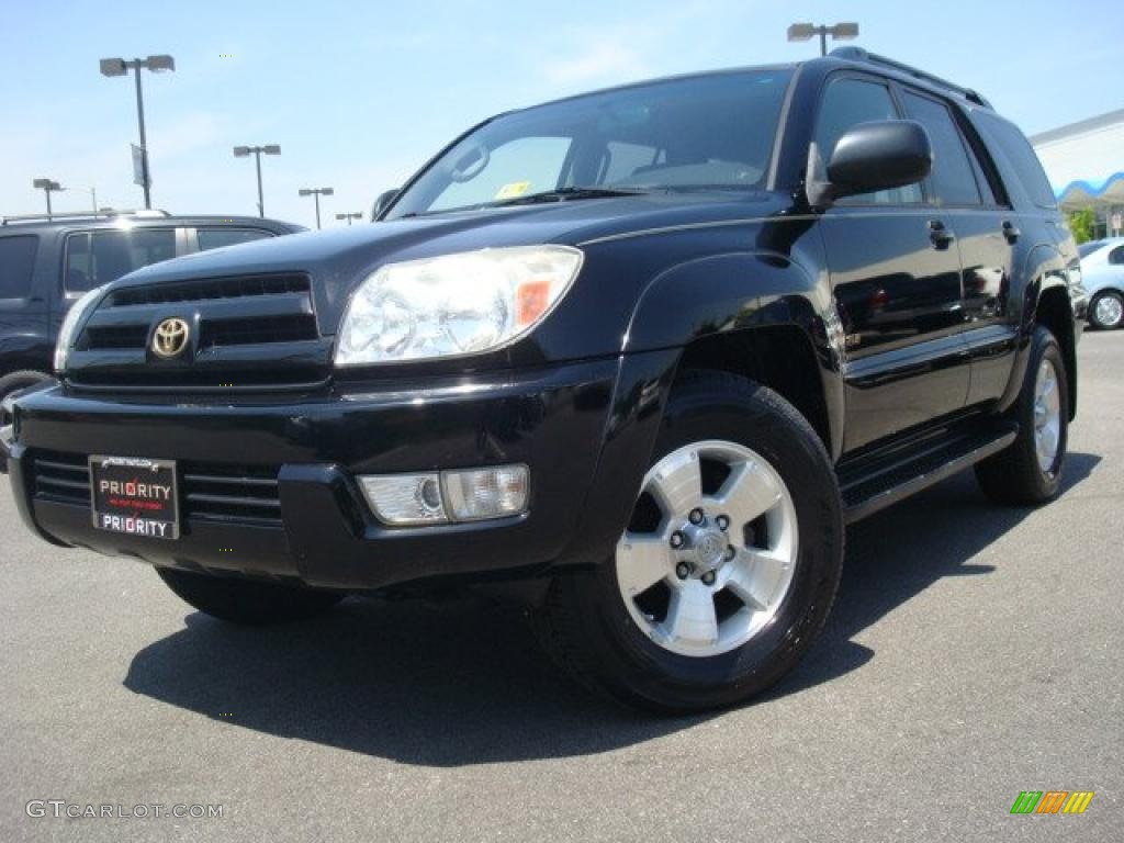 2004 4Runner SR5 - Black / Stone photo #1