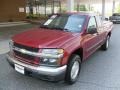 2006 Cherry Red Metallic Chevrolet Colorado LS Extended Cab  photo #1