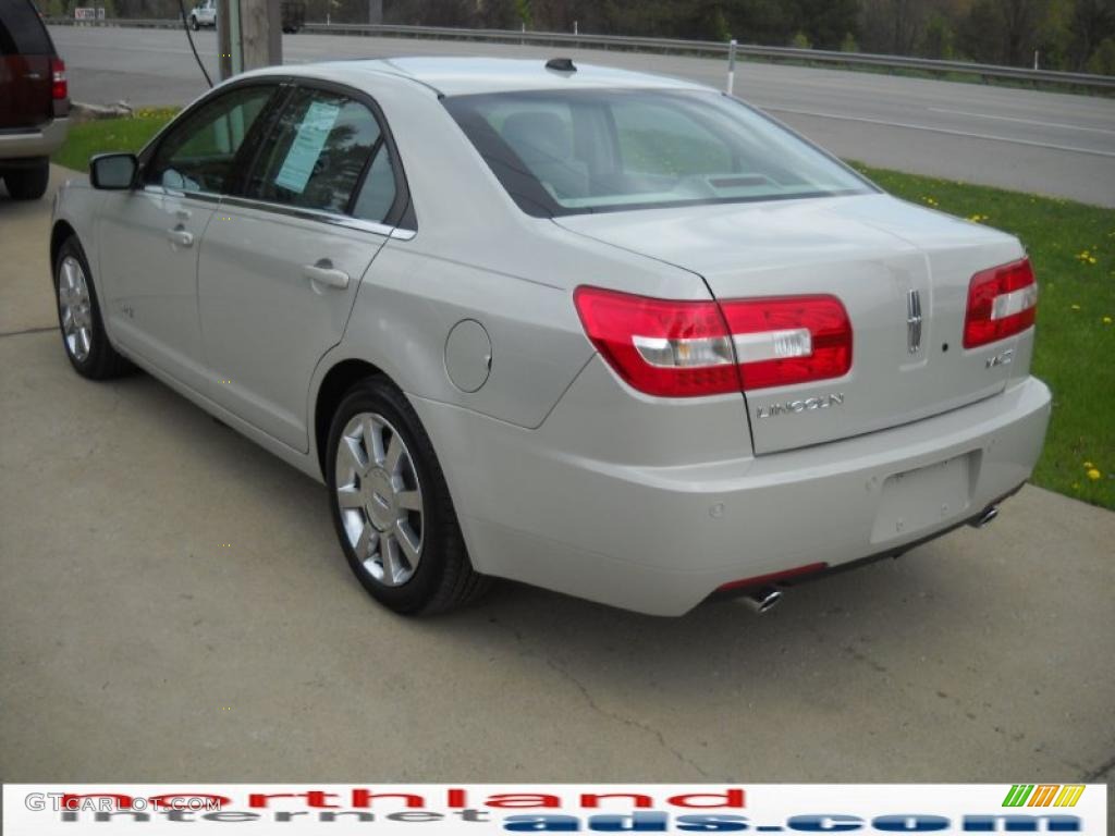 2008 MKZ Sedan - Light Sage Metallic / Light Stone photo #4