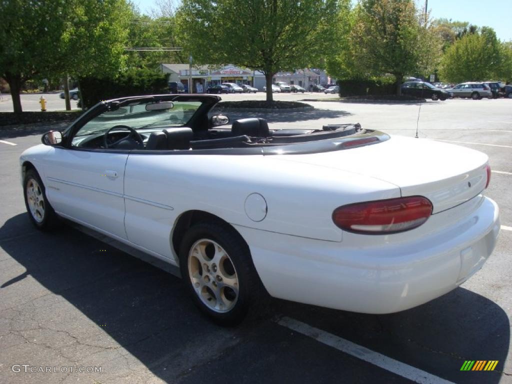 1998 Bright White Chrysler Sebring Jxi Convertible 29005085 Photo 1998 Sebring Jxi Convertible Bright White Agate Black Photo 5
