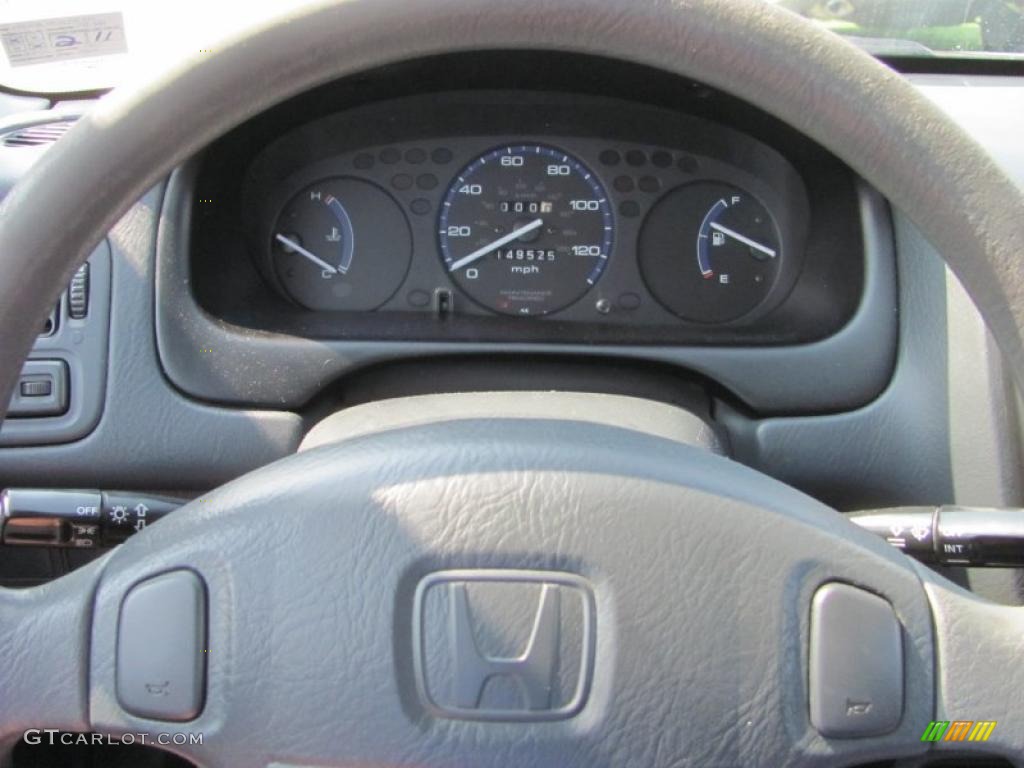 2000 Civic DX Coupe - Vogue Silver Metallic / Gray photo #8