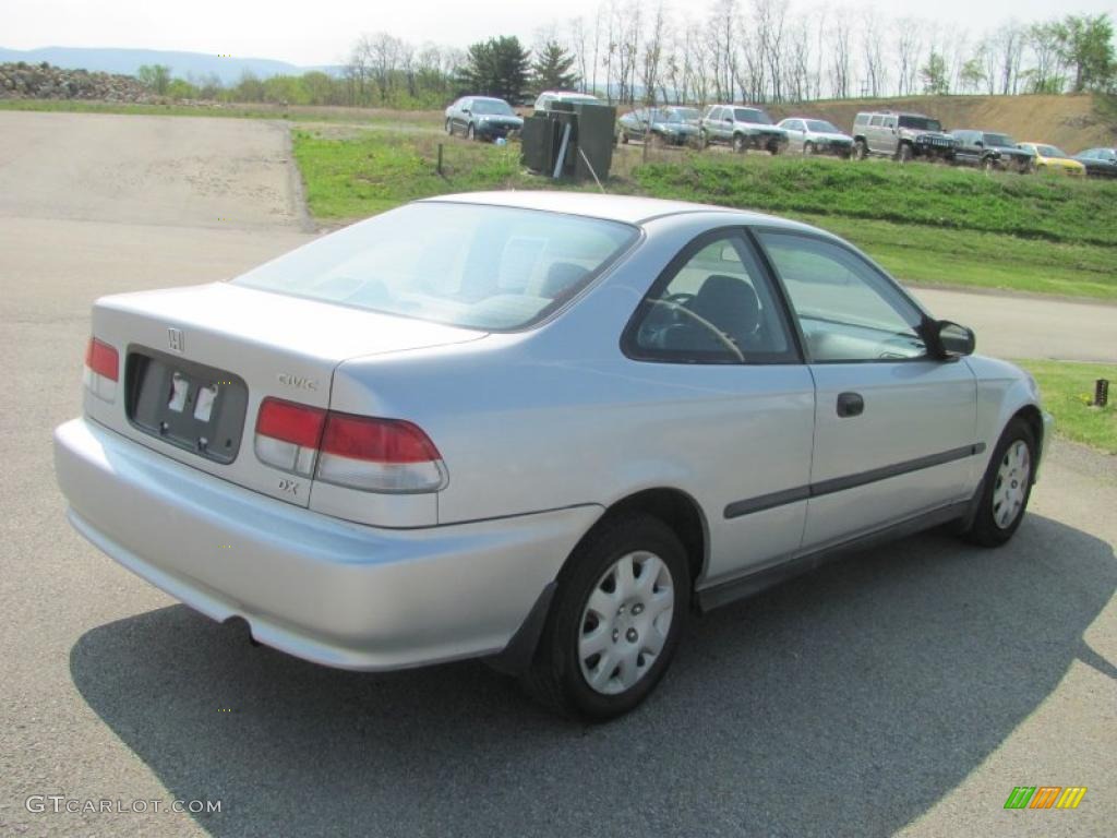 2000 Civic DX Coupe - Vogue Silver Metallic / Gray photo #12