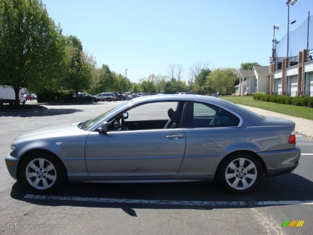 2005 3 Series 325i Coupe - Silver Grey Metallic / Black photo #3