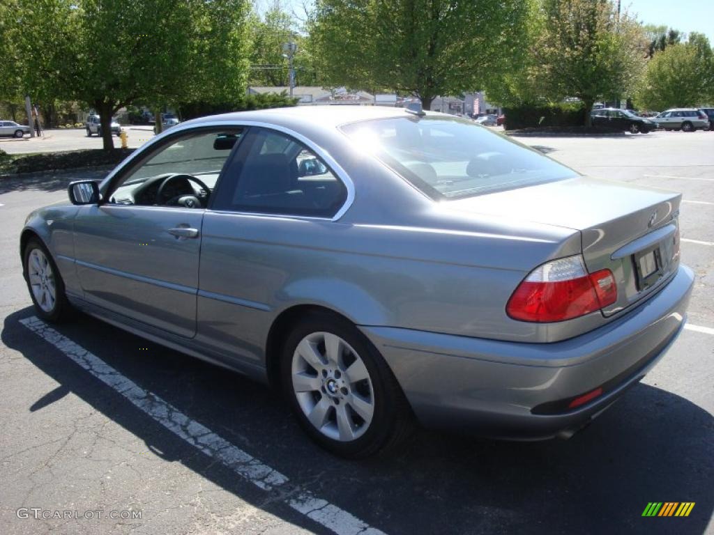 2005 3 Series 325i Coupe - Silver Grey Metallic / Black photo #4