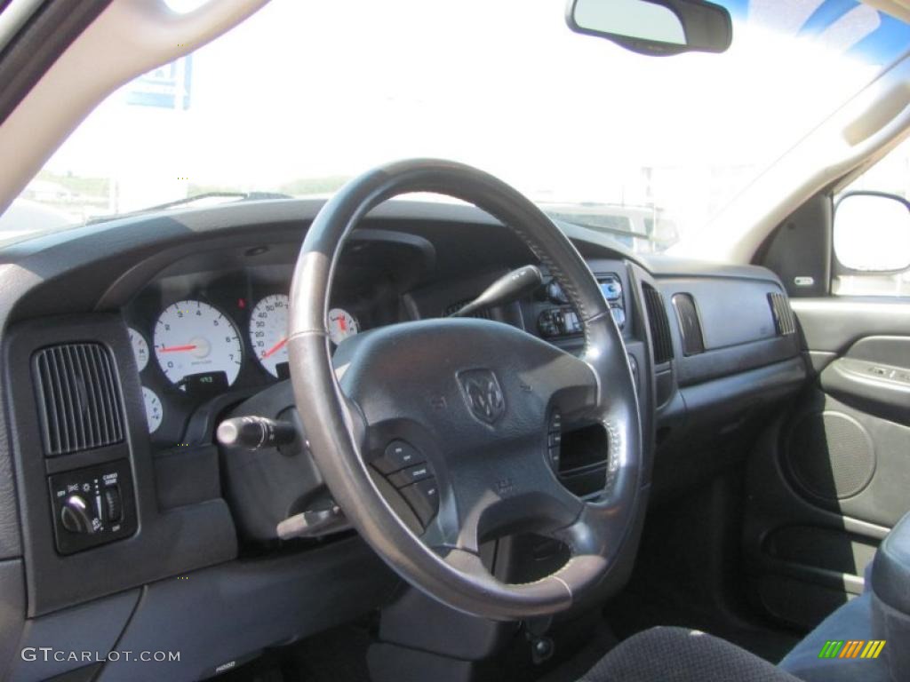 2002 Ram 1500 SLT Quad Cab 4x4 - Graphite Metallic / Dark Slate Gray photo #8