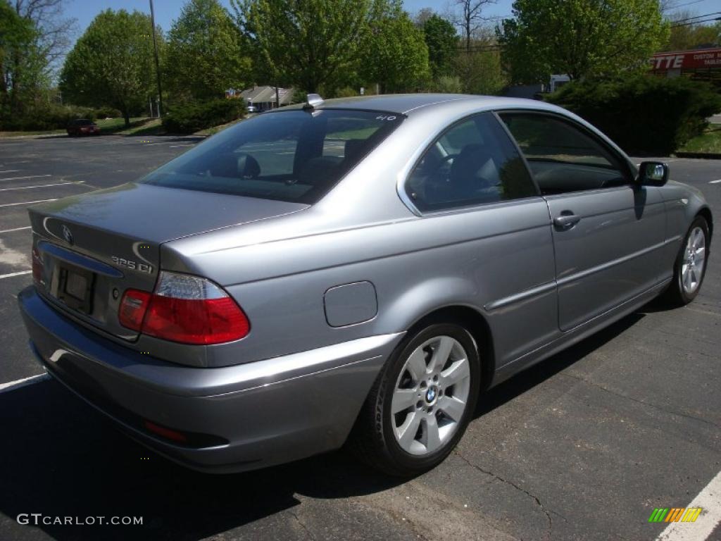 2005 3 Series 325i Coupe - Silver Grey Metallic / Black photo #6