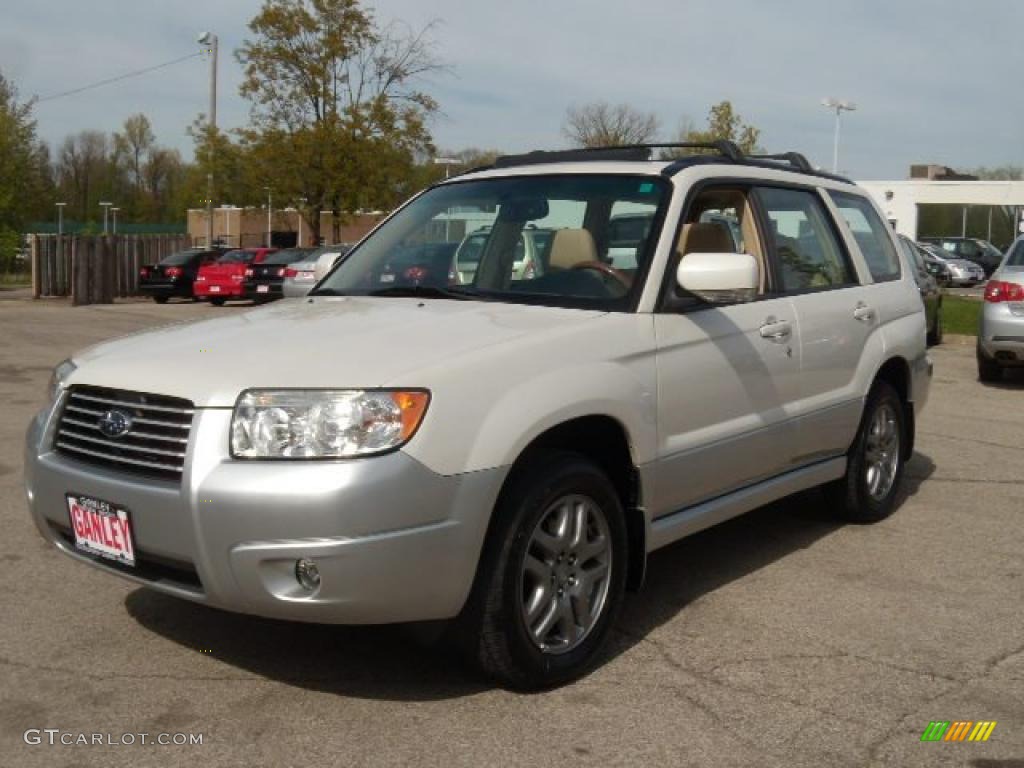 2007 Forester 2.5 X L.L.Bean Edition - Satin White Pearl / Desert Beige photo #1