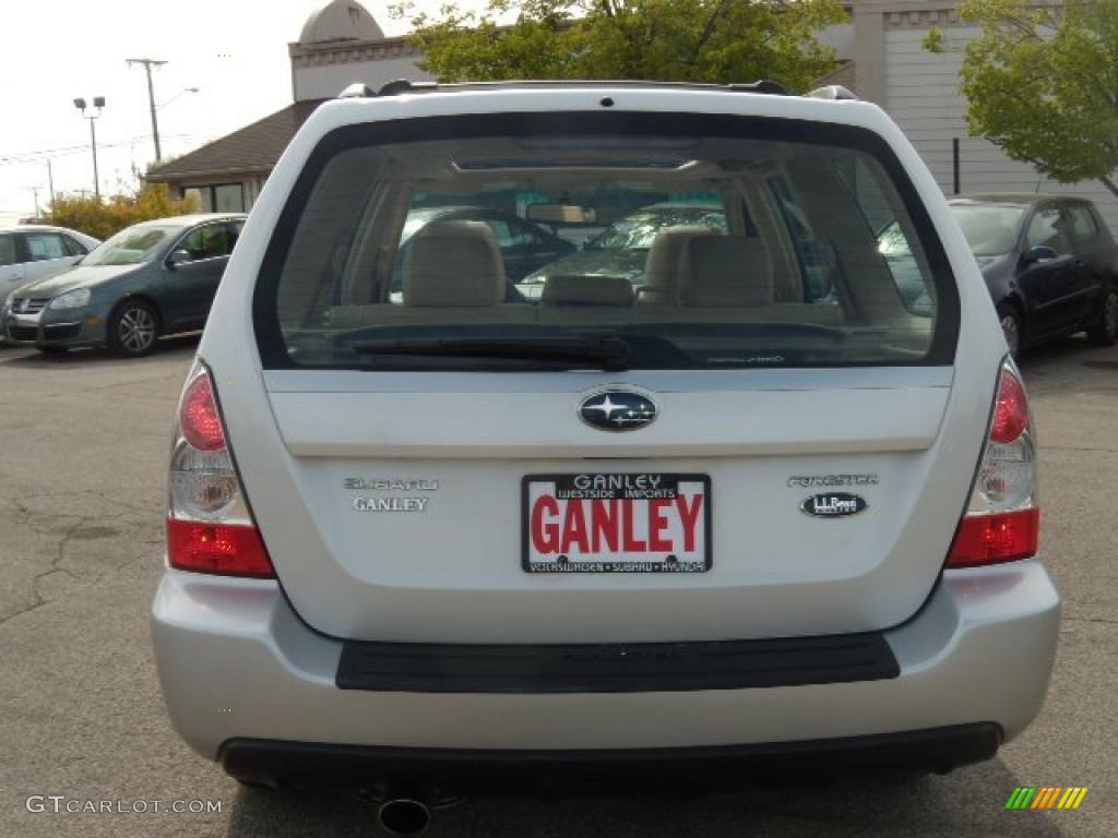 2007 Forester 2.5 X L.L.Bean Edition - Satin White Pearl / Desert Beige photo #4