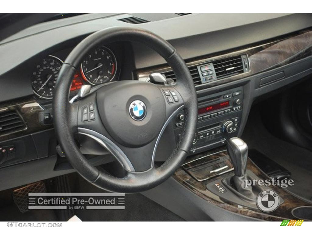 2008 3 Series 335i Convertible - Jet Black / Black photo #14