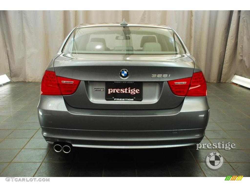 2009 3 Series 328i Sedan - Space Grey Metallic / Grey photo #3