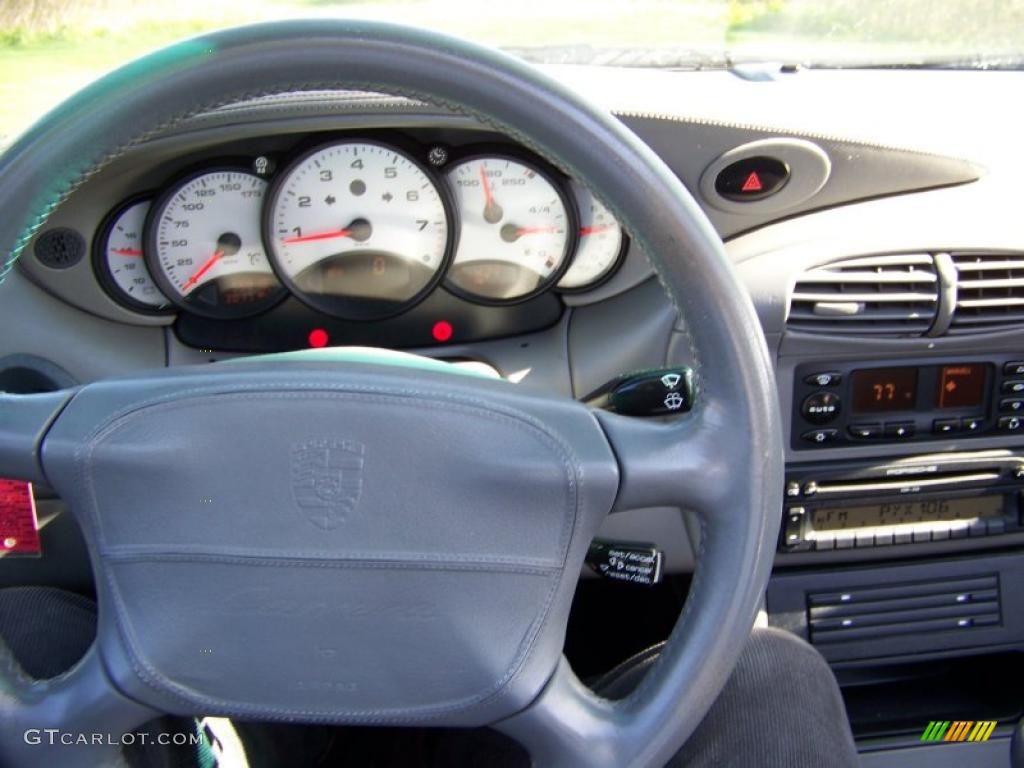 1999 911 Carrera Cabriolet - Arctic Silver Metallic / Graphite Grey photo #22