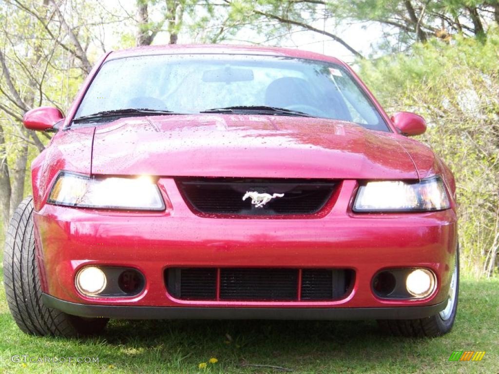 2004 Mustang Cobra Coupe - Redfire Metallic / Dark Charcoal photo #2