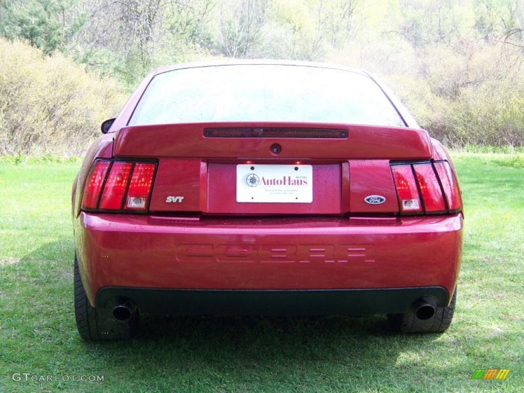 2004 Mustang Cobra Coupe - Redfire Metallic / Dark Charcoal photo #6