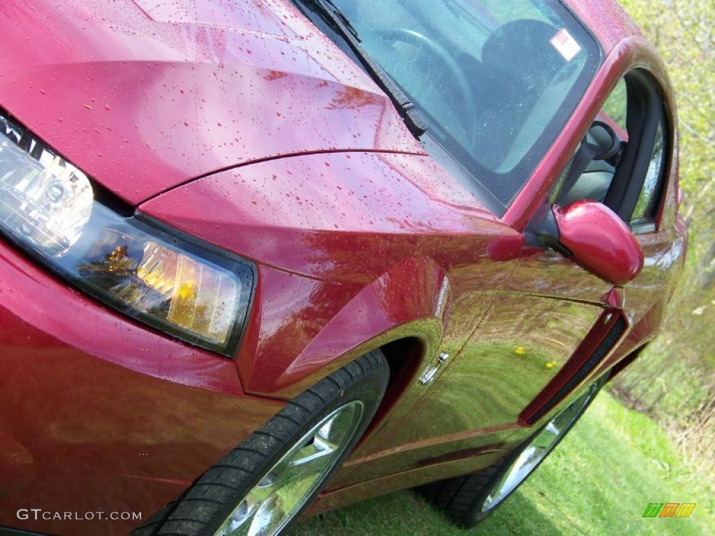 2004 Mustang Cobra Coupe - Redfire Metallic / Dark Charcoal photo #11