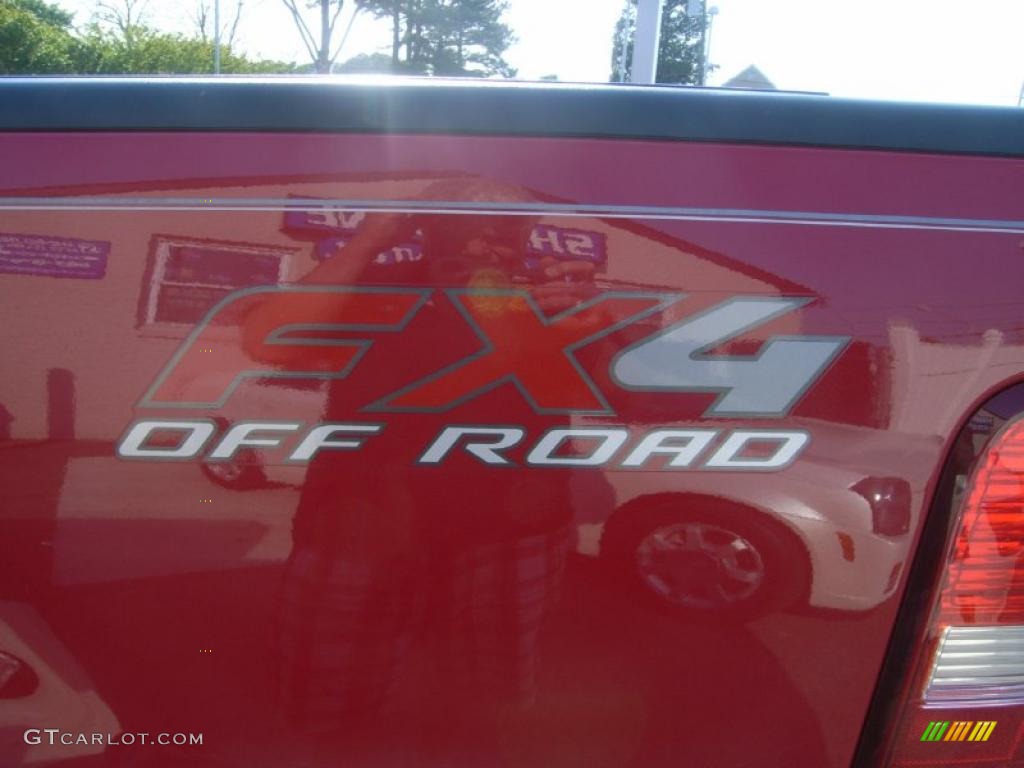 2005 F150 FX4 SuperCrew 4x4 - Bright Red / Black photo #10