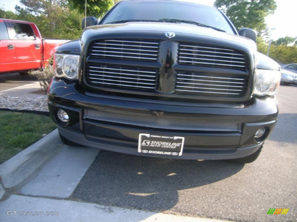 2002 Ram 1500 Sport Quad Cab 4x4 - Black / Dark Slate Gray photo #9