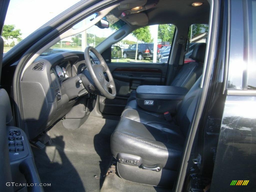 2002 Ram 1500 Sport Quad Cab 4x4 - Black / Dark Slate Gray photo #14