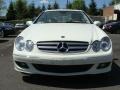 2007 Arctic White Mercedes-Benz CLK 350 Coupe  photo #2