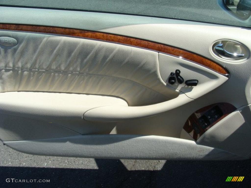 2007 CLK 350 Coupe - Arctic White / Stone photo #7