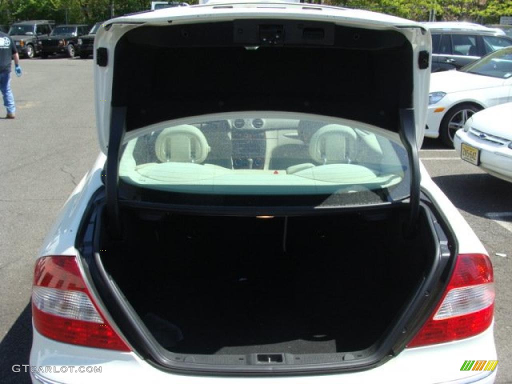 2007 CLK 350 Coupe - Arctic White / Stone photo #13