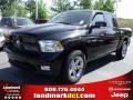 2010 Brilliant Black Crystal Pearl Dodge Ram 1500 Sport Crew Cab  photo #1