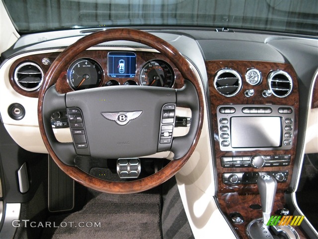 2009 Bentley Continental GTC Standard Continental GTC Model Linen/Beluga Dashboard Photo #290486