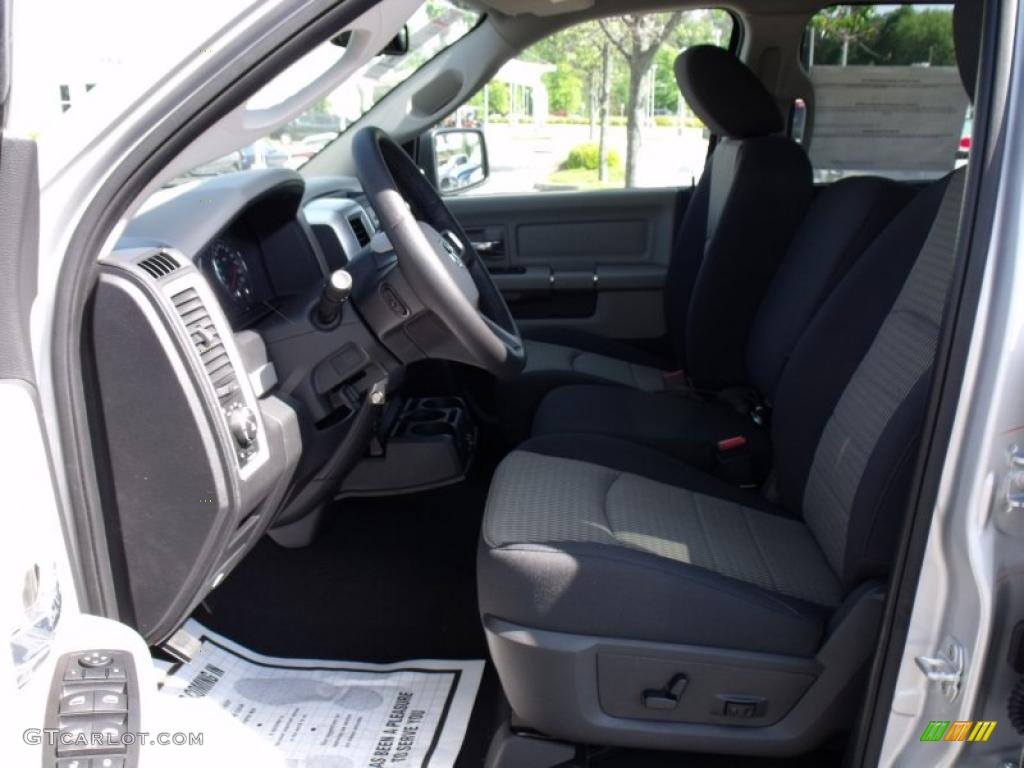 2010 Ram 1500 Big Horn Quad Cab - Bright Silver Metallic / Dark Slate/Medium Graystone photo #7