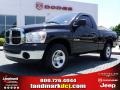 2008 Brilliant Black Crystal Pearl Dodge Ram 1500 SXT Regular Cab  photo #1