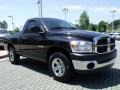 2008 Brilliant Black Crystal Pearl Dodge Ram 1500 SXT Regular Cab  photo #7