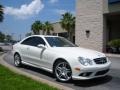 2009 Arctic White Mercedes-Benz CLK 550 Coupe  photo #4