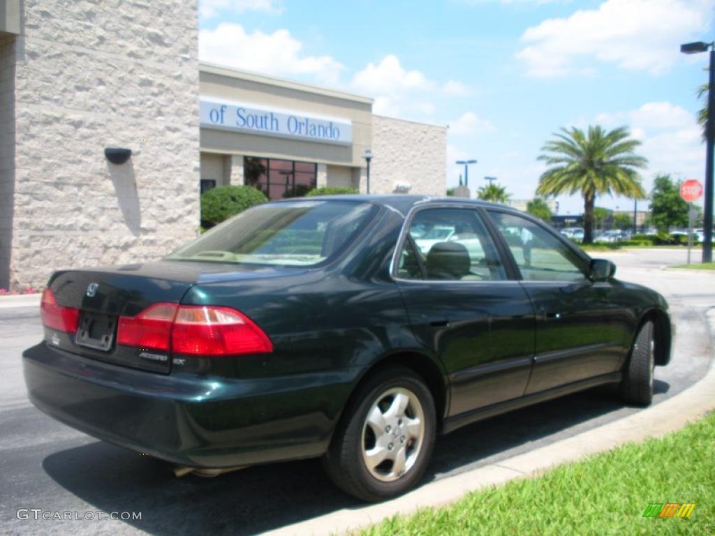 1998 Accord EX Sedan - Dark Emerald Pearl / Ivory photo #7