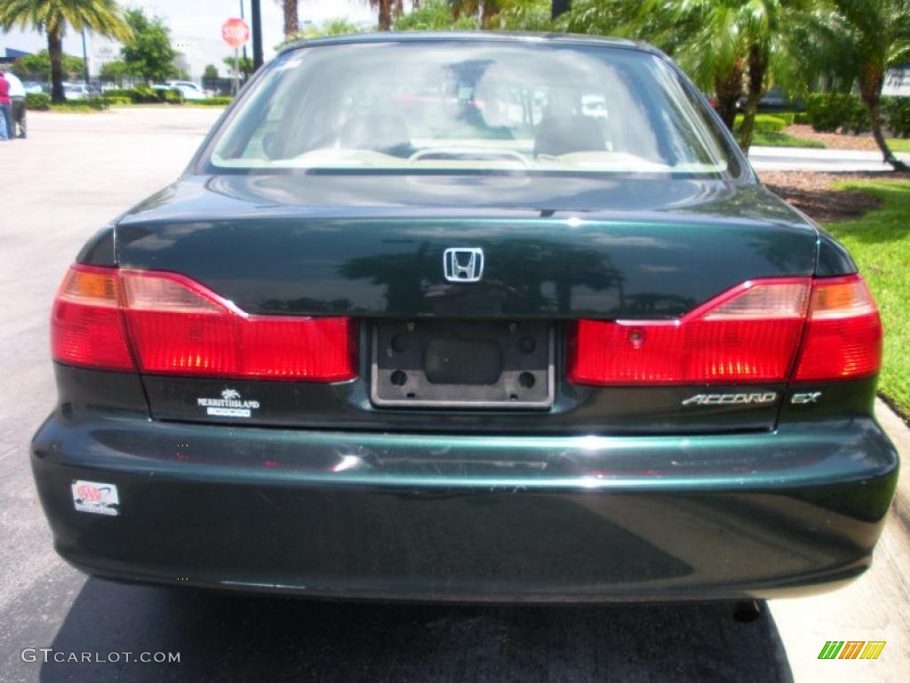 1998 Accord EX Sedan - Dark Emerald Pearl / Ivory photo #8