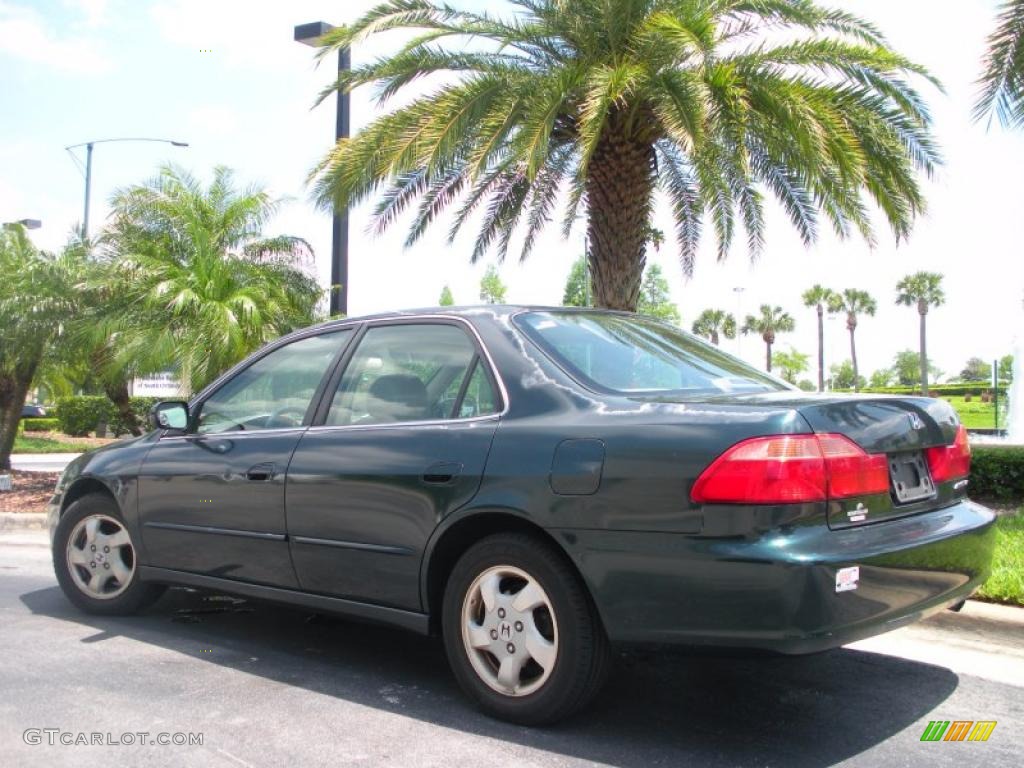 1998 Accord EX Sedan - Dark Emerald Pearl / Ivory photo #9