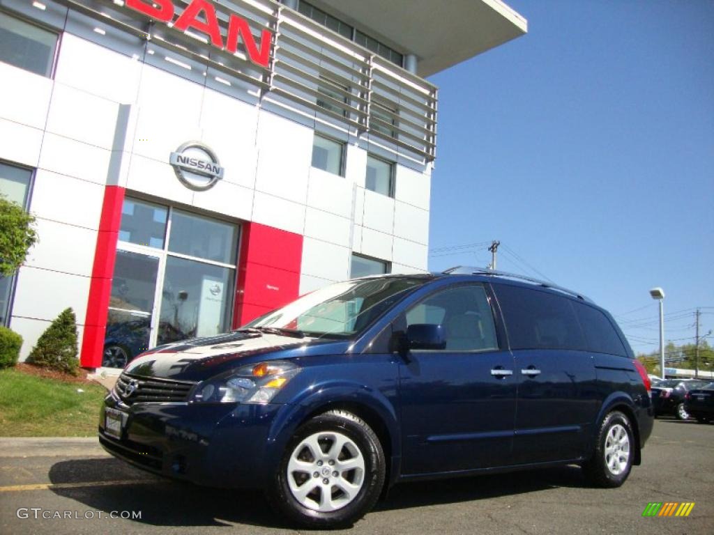 2007 Quest 3.5 SL - Majestic Blue Metallic / Beige photo #4