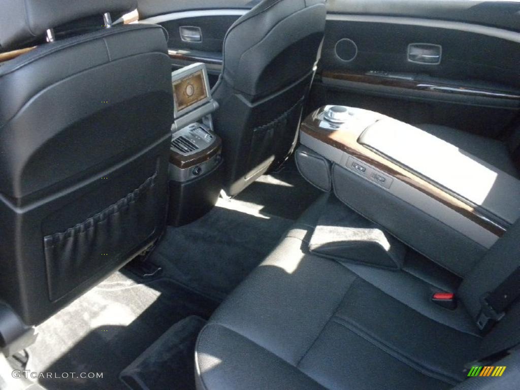 2007 7 Series 750Li Sedan - Black Sapphire Metallic / Black photo #12