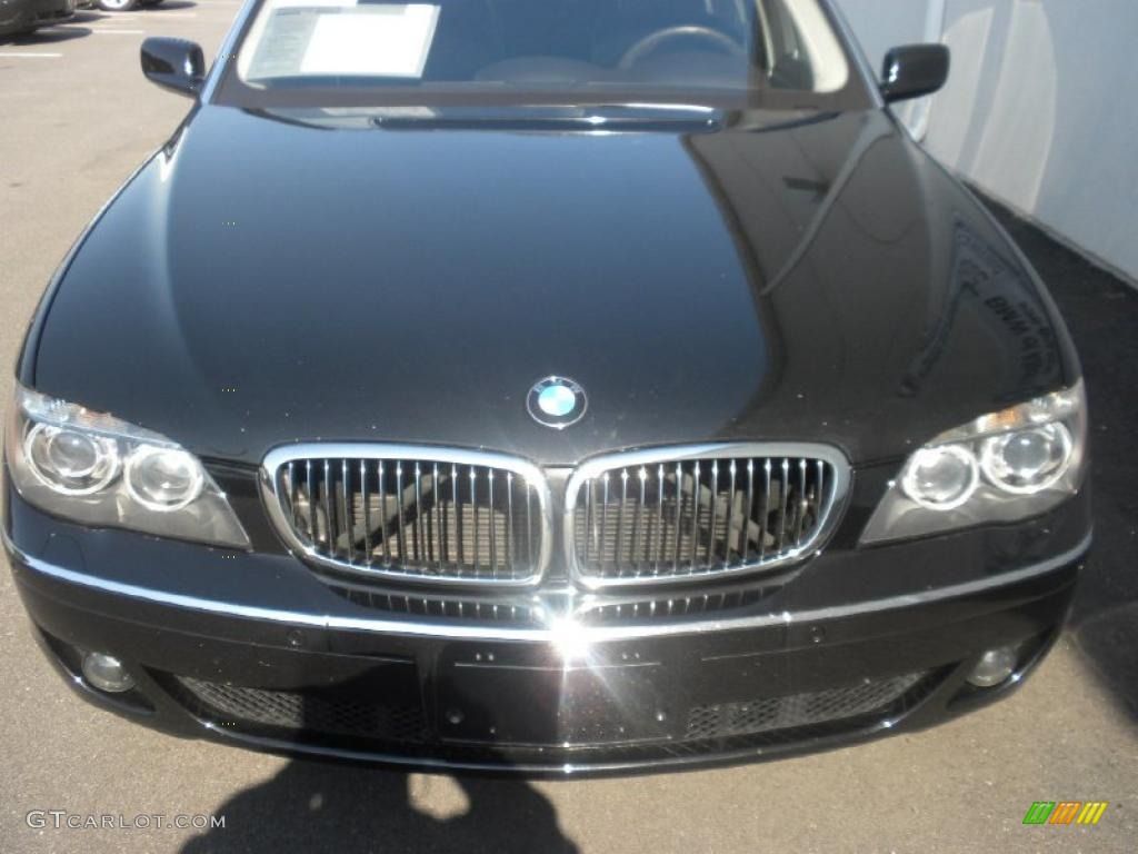 2007 7 Series 750Li Sedan - Black Sapphire Metallic / Black photo #27