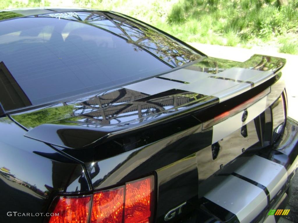 2002 Mustang GT Coupe - Black / Medium Parchment photo #21