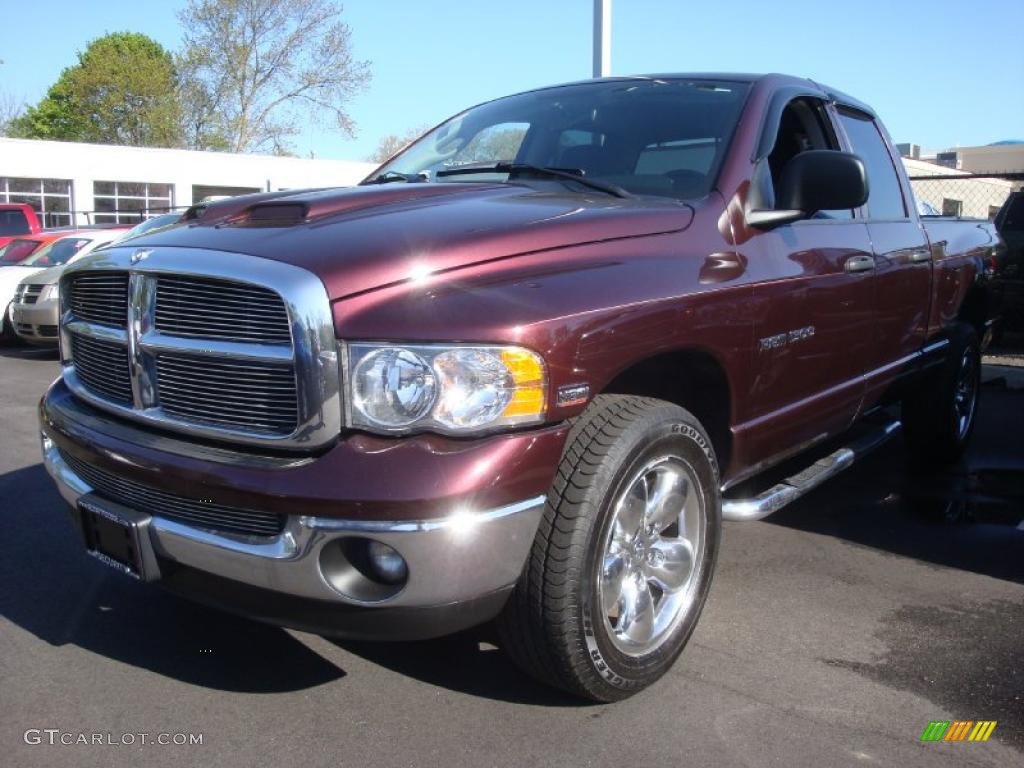 Deep Molten Red Pearl Dodge Ram 1500