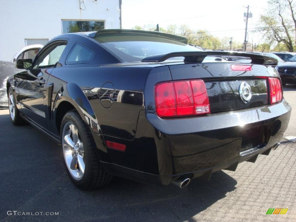 2009 Mustang GT/CS California Special Coupe - Black / Black/Dove photo #4