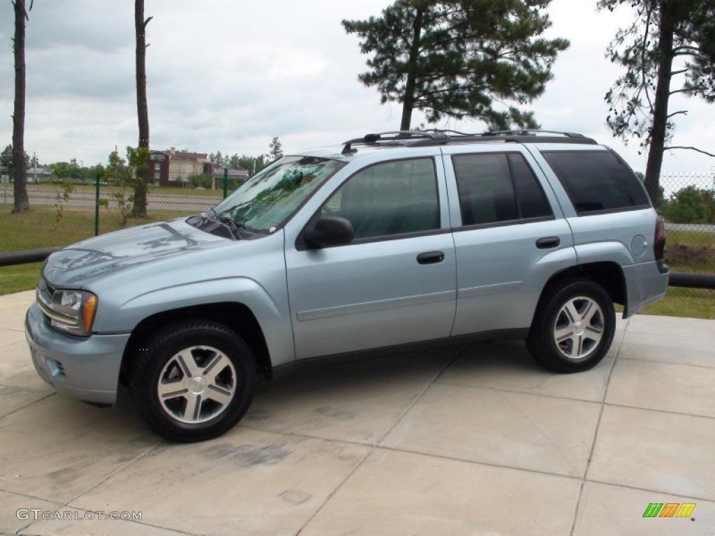 2006 TrailBlazer LS - Silver Blue Metallic / Light Gray photo #13