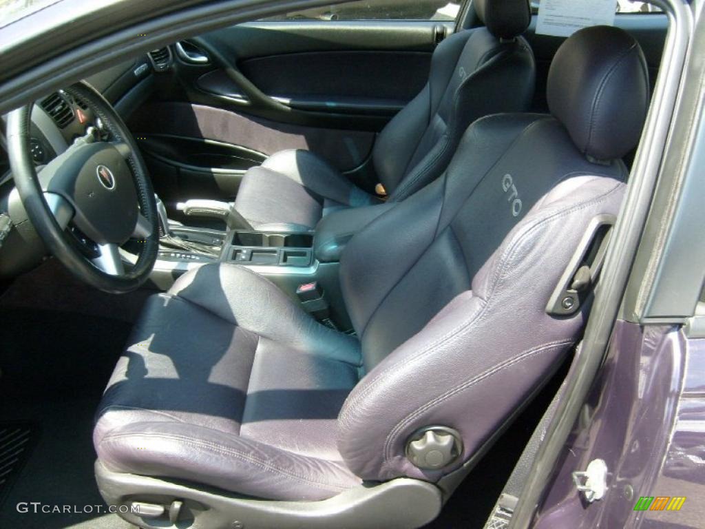 Dark Purple Interior 2004 Pontiac GTO Coupe Photo #29061095