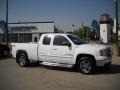 2008 Summit White GMC Sierra 1500 SLE Extended Cab 4x4  photo #1