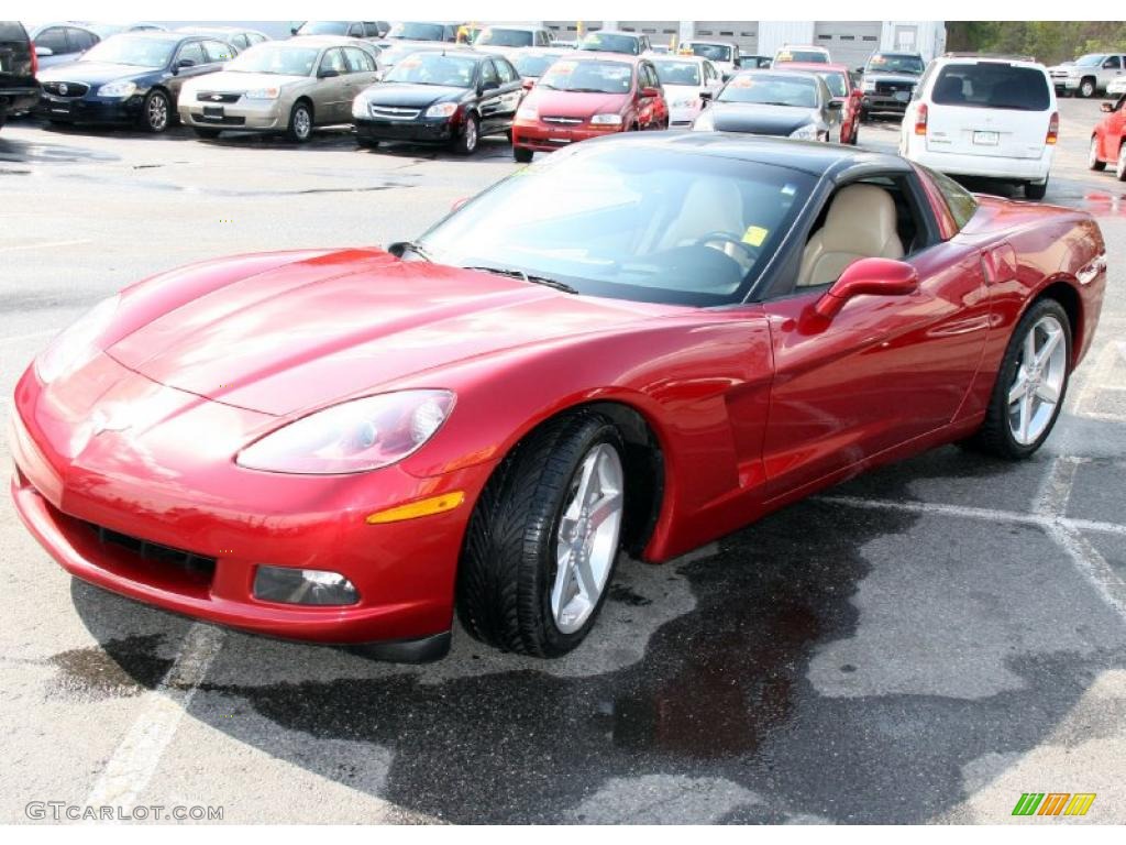 2005 Corvette Coupe - Magnetic Red Metallic / Cashmere photo #1