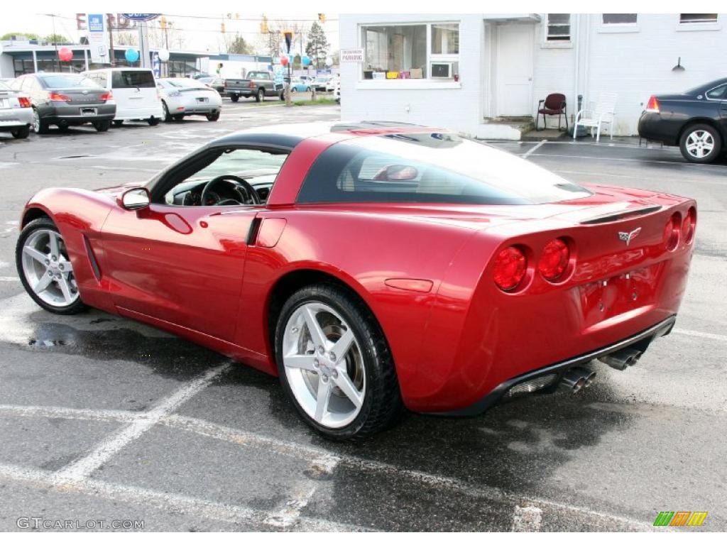 2005 Corvette Coupe - Magnetic Red Metallic / Cashmere photo #7