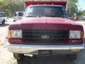 Red - F350 XL Regular Cab Dump Truck Photo No. 1