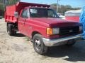 Red - F350 XL Regular Cab Dump Truck Photo No. 2