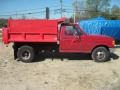 Red - F350 XL Regular Cab Dump Truck Photo No. 3