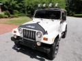 1999 Stone White Jeep Wrangler Sahara 4x4  photo #1