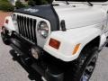 1999 Stone White Jeep Wrangler Sahara 4x4  photo #15