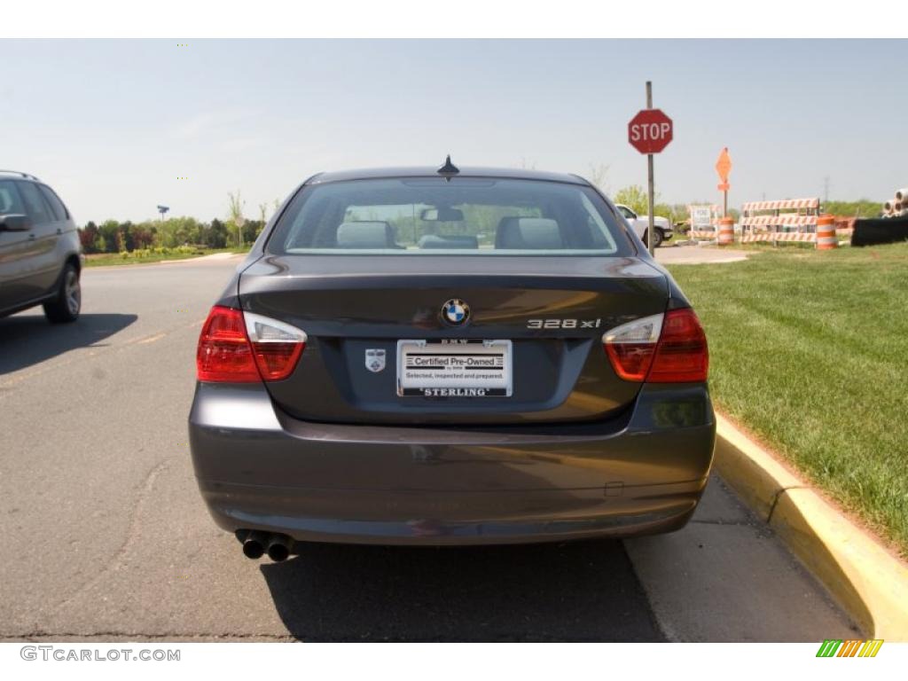 2007 3 Series 328xi Sedan - Sparkling Graphite Metallic / Grey photo #5